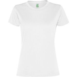 Roly Womens/Ladies Slam Short-Sleeved Sports T-Shirt / White